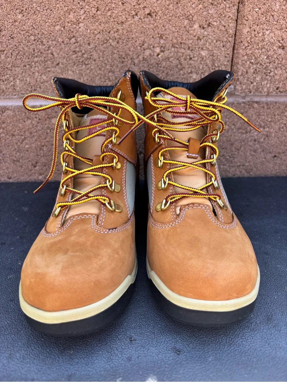 Timberland 6-Inch Field Boot Junior Wheat Size 7 Youth Men New in Box